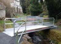 Angerbachbrücke in der Friedrich-Rückert-Anlage wieder begehbar